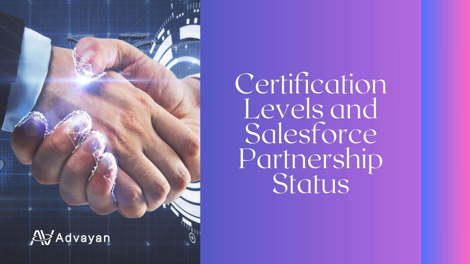 Certification Levels and Salesforce Partnership Status 