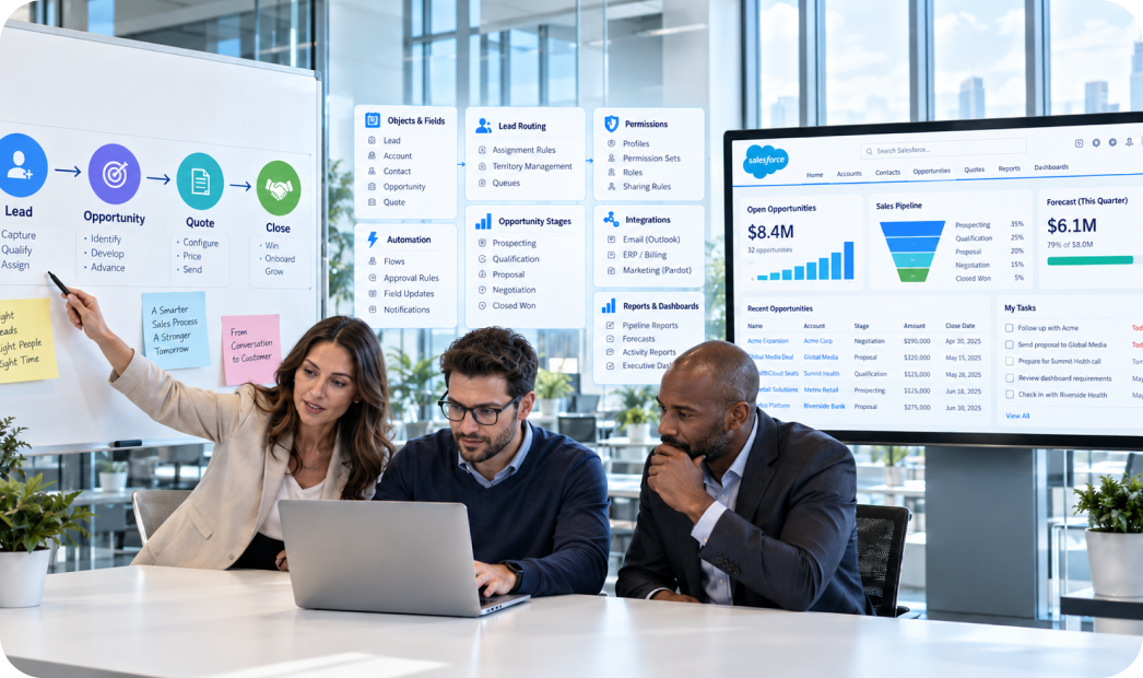 How We Implement Sales Cloud