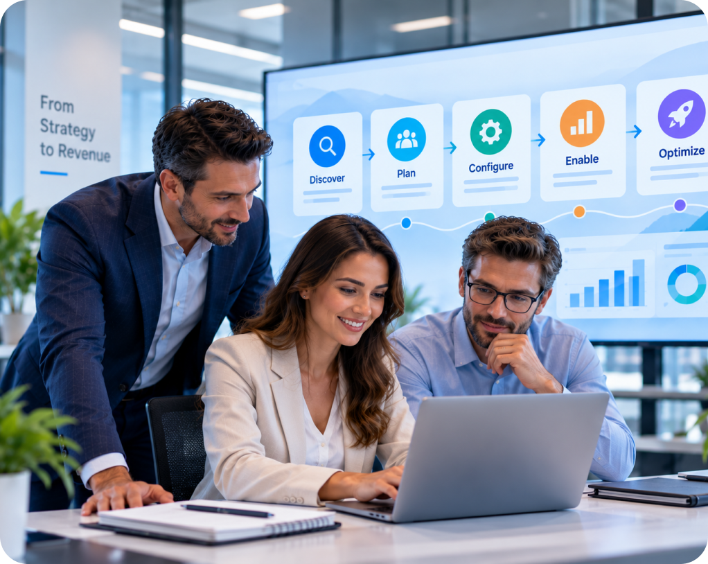 Our Salesforce Sales Cloud Services, Stage by Stage